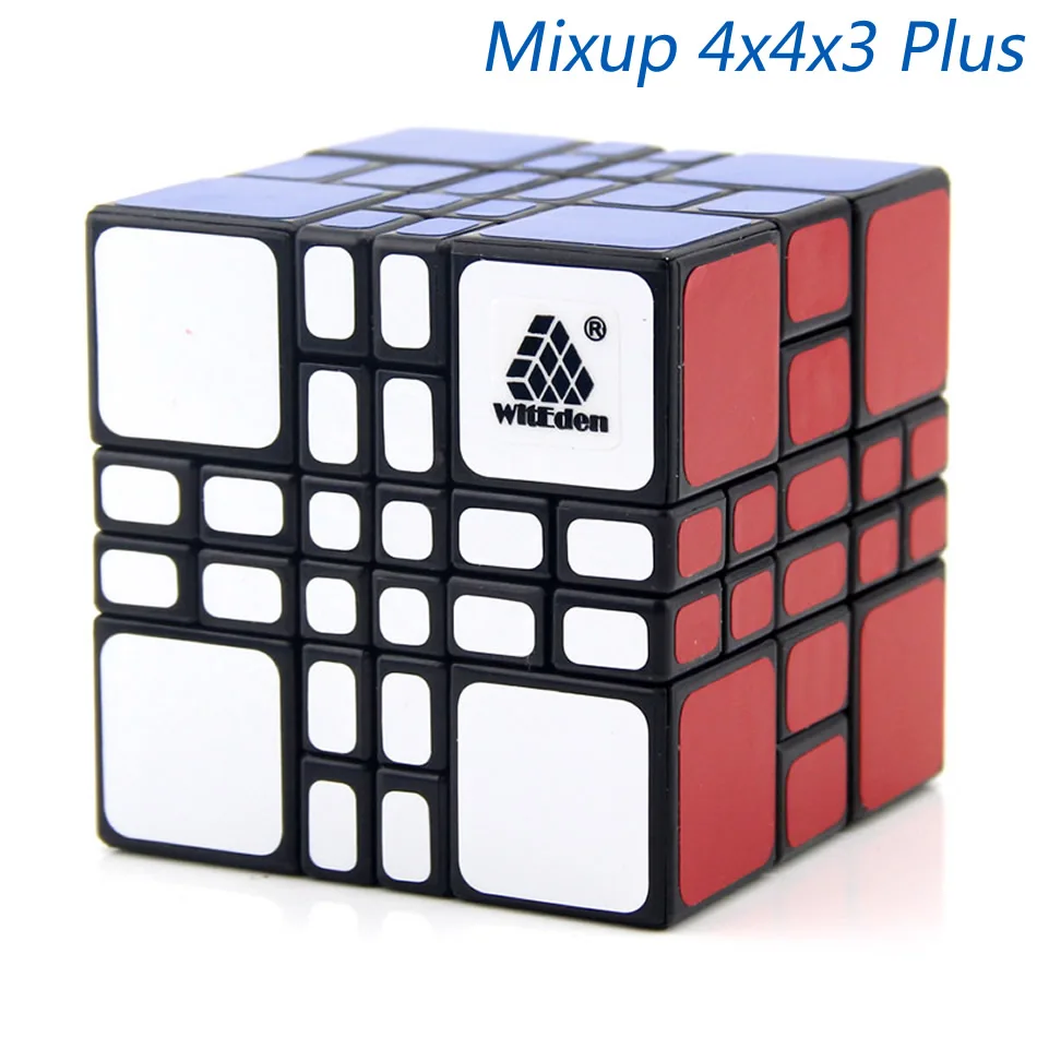 WitEden Mixup 3x3x3 3x3x4 4x4x3 4x4x4 Plus, магический куб, пазлы, скоростные головоломки, обучающие игрушки для детей