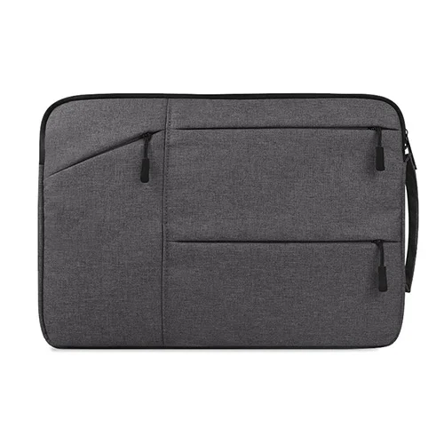 dark grey Сумка для ноутбука 12, 13,3, 15,6, 14 дюймов, водонепроницаемая сумка для ноутбука, рукав для Macbook Air Pro 13, 15, сумка для компьютера, портфель, сумка - Цвет: dark grey