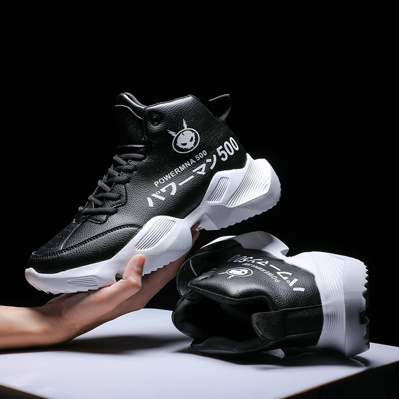 CREDRIZK/ мужские кроссовки средней высоты; zapatillas hombre Deportiva chaussure homme; спортивная обувь на толстой подошве; кроссовки для бега