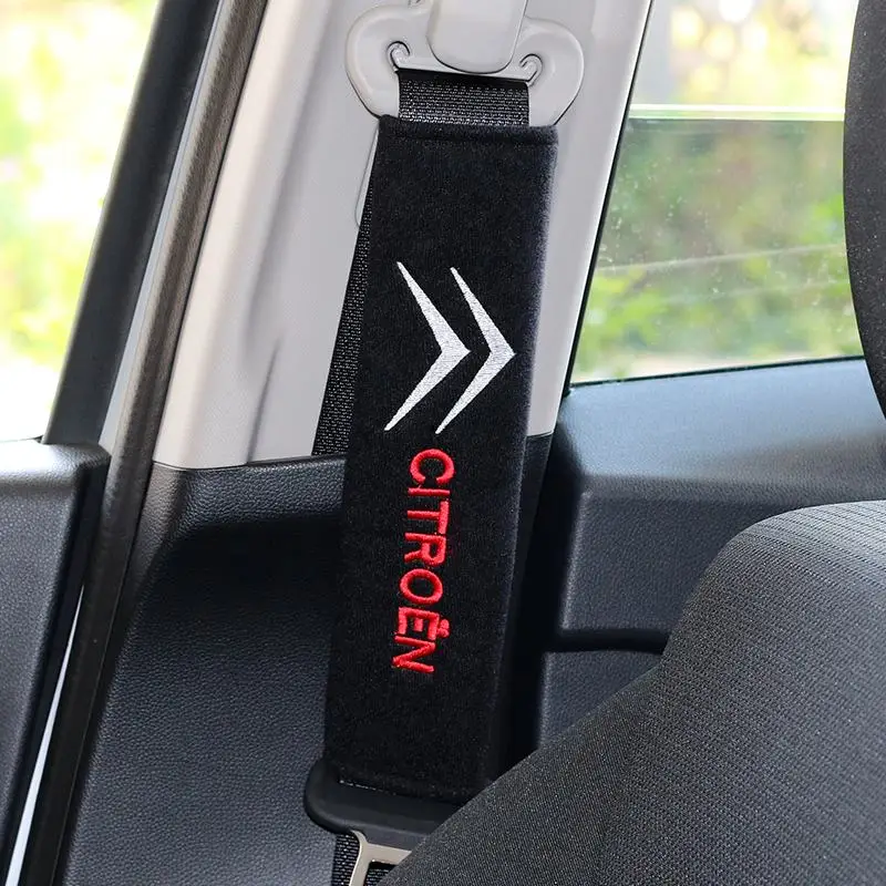 

Protection Shoulder belt cover car styling for Citroen C1 C2 C3 C4 C5 C6 C8 C4L DS3 DS4 DS5 DS5LS DS6 Accessories Car Styling