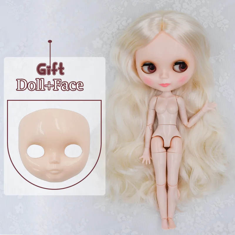 Neo Blyth кукла NBL на заказ блестящее лицо, 1/6 BJD шарнирная кукла Ob24 кукла Blyth для девочки, игрушки для детей FBNL01 - Цвет: FNBL24