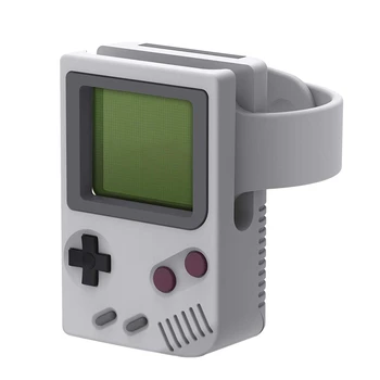 

Silicone Retro Game Console Stand Station Dock for Apple Watch Series 1/2/3/4 Charher 42mm 38mm 40mm 44mm Charger Holder