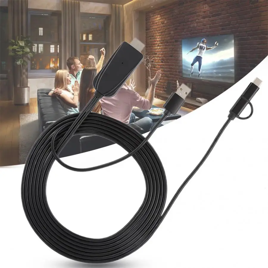 Micro usb type-C 2 в 1 к HDMI ABS алюминиевый сплав видео Конверсионный кабель адаптер такой же экран зеркалирование видео Конверсионный кабель