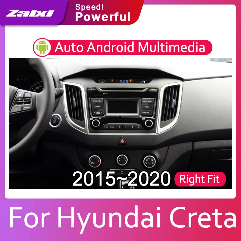 ZaiXi автомобильная система Android 1080P IPS ЖК экран для Hyundai Creta 2015 ~ 2020 автомобильный