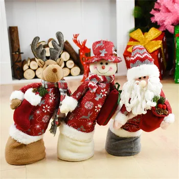 

Xmas Decor Figurines Christmas Dolls Christmas Decoration for Home Office New Year Birthday Gifts Toys Decoracion Navidad Hogar