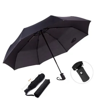 

Fully-Automatic Double Big Umbrella Rain Women 3Folding Wind Resistant Large Umbrella Men Travel Business Car Umbrellas #10