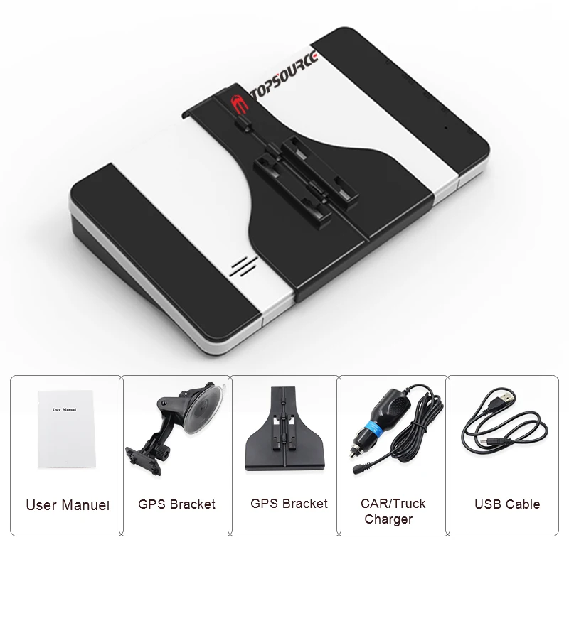 TOPSOURCE windows ce6.0 7 дюймов сенсорный экран автомобильный мультимедийный плеер DVD gps навигации с Бесплатные дорожные карты