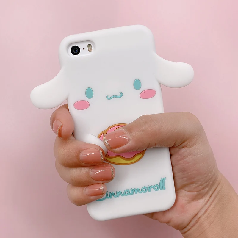 Phone Cases For iPhone 5 S 5S Coque Case Silicon 3D Cute Cartoon Shell For iPhone5 Back Cover For iPhone 5se Case Capinha Para