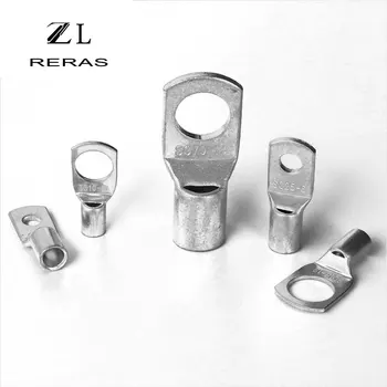 

50PCS SC 2.5-4 2.5-5 2.5-6 Copper Cable Lug Kit Tinned Wire Terminal Cable Connector Copper Nose Terminal Wire Connector