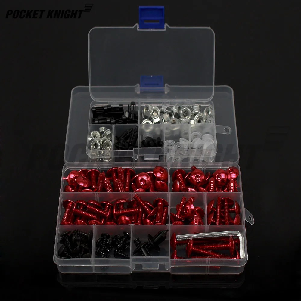 

For Suzuki GSXR 600 750 1000 K3 K4 K5 K6 K7 K8 H1 Universal ScrewsUniversal Fairing Bolts Kit Motorcycle Acessories Screws MOTO