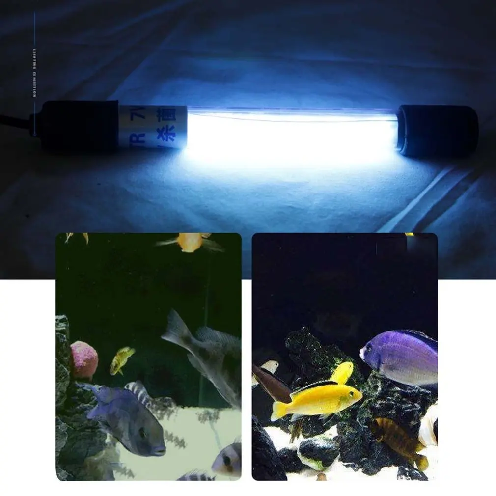 Аквариумная лампа, ультрафиолетовая бактерицидная лампа для аквариума, бактерицидная лампа для стерилизации, лампа для рыбного пруда