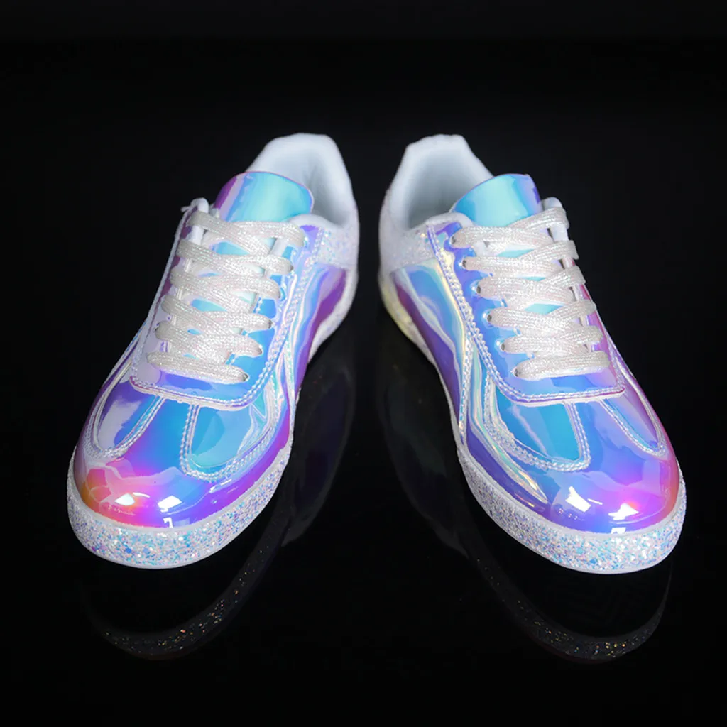 Fashion Women Casual Shoes Colorful Series Sneakers Cool Wild Reflective Casual Shoes Women Designers Trainers Sneakers #1207