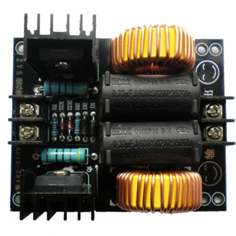 1000W 20A ZVS Tesla coil power Low Voltage Induction Heating Board Module Flyback Driver Heater New Electric Unit | Инструменты