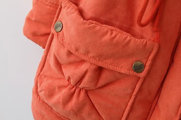 Зимняя женская куртка, Толстая теплая короткая плюшевая Женская куртка с меховым воротником, модное повседневное пальто для беременных
