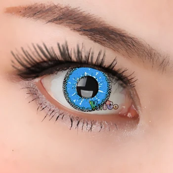 

2pcs/pair Color Contact Lens Women Cosplay Cosmetic Soft Colored Contact Lens for eye CL352 SNOWSPOT Blue