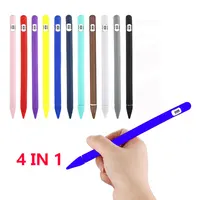 Silicone world Colorful Silicone Cover For Apple Pencil 1st Generation Case For iPad Tablet Touch Pen Stylus Protective Sleeve 2