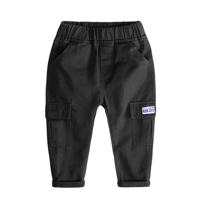 Черный Sifafos Children pants full length autumn thin casual kids trouser pockets style fashion boys pants kids Pantalones - Цвет: Черный