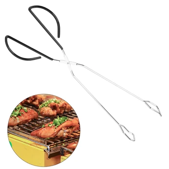 

BBQ Tongs Convenient BBQ Tools Kitchen Gadgets Carbon Pliers Barbecue Buffet Food Clip Stainless Steel Barbecue Grill Pliers