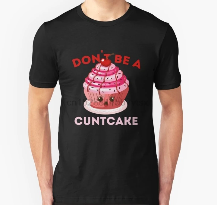 Men tshirt Dont Be A Cuntcake Funny Hidden Meaning T Shirt Printed T