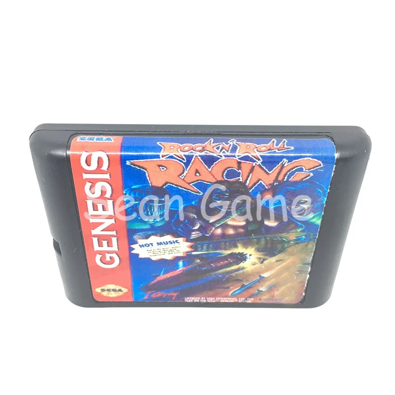 16 бит sega MD игра Рок н-ролл гоночный карт для sega Megadrive Genesis видеоигровой консоли картридж