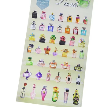 

1 Pcs Perfume Bottles Series Daisyland Environmental Protection Stickers For Diy Albums Scrapbooking Diary Decoration