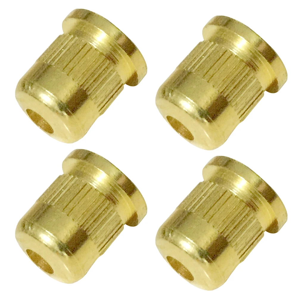 4 Pcs of Pack Bass String Mounting Ferrules Bushing for Fender Guitar Parts