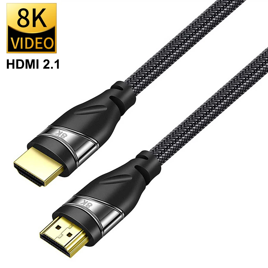 HDMI 2 1 ARC видео кабель 8K 60 Гц 4K 120 48 Гбит/с конвертер высокой четкости шнур для