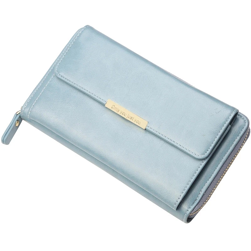 Кожаный Длинный кошелек, Женский кошелек monederos para mujer cartera mujer кошелек carteira feminina держатель для карт portefeuille femme - Цвет: 3