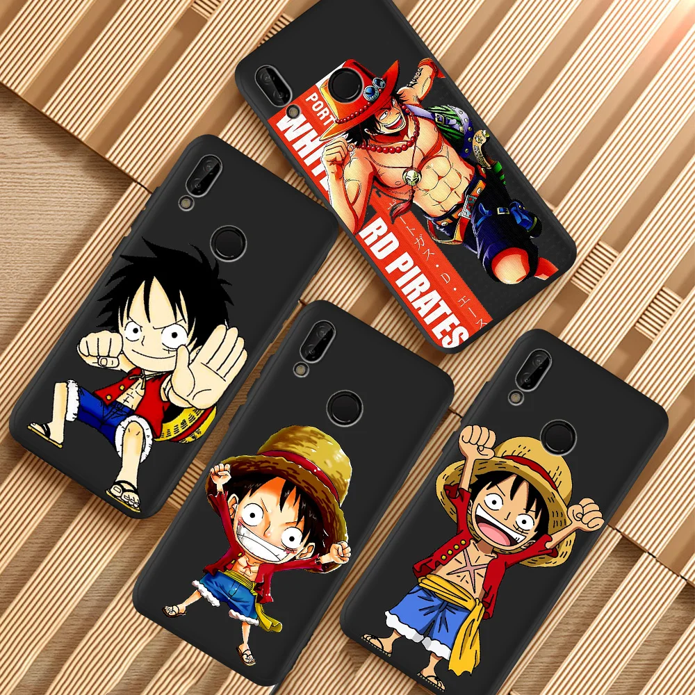 

Cartoon One Piece Anime Luffy Sauron wanted Tony phone case For Huawei P40 P30 P20 P10 P8 Lite 2017 Mate 30 20 10 Lite Pro funda
