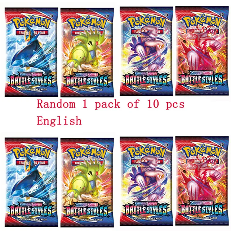 Распродажа в одной упаковке 10 языков карты Pokemon GX Tag Team Vmax EX Super Energy Shine Game Fighting Card