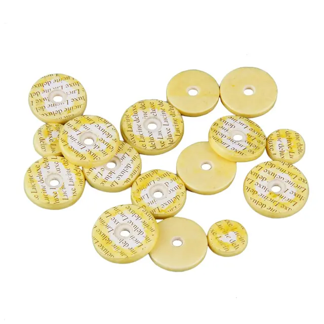 Professional Yellow Flute Pads 16 Open Hole Standard Size Pads Casings Mat Sound Hole Pad Instrument Repair Parts