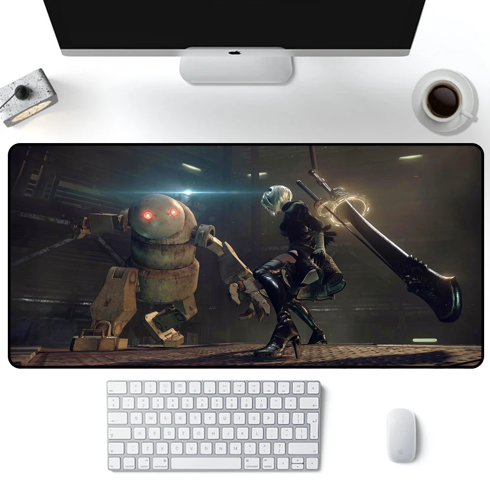 

Nier Automata Characters Rubber Pad To Mouse Game Gaming Mouse Pad Gamer Large Deak Mat 29x25cm Mousepad Gaming Pc Xxl Mousepad