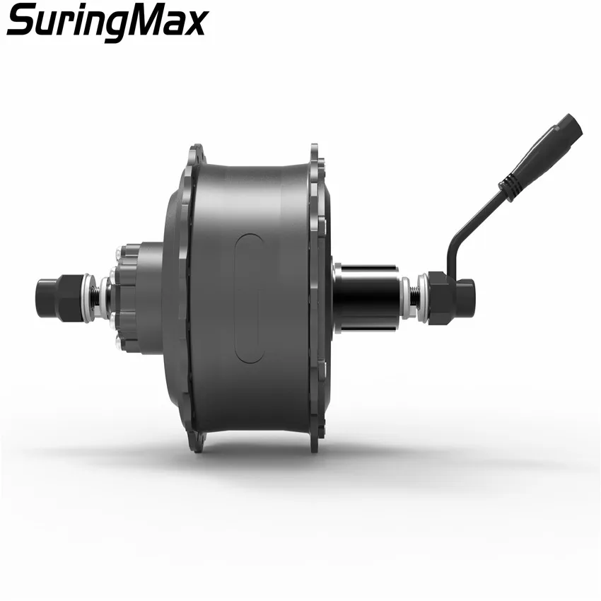 Hub Motor Electric Bicycle, Fat Tire, Beach Bike, Snow Tyre, Ebike Cassette Version, 190mm, 48V Gear, 750W
