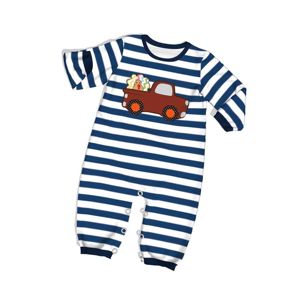 Dia De Accion De Gracias Bebe Boutique Pavo Mameluco Rayado Popular Ropa Infantil Con Recien Nacido Romperbpf907 168 Hy Peleles Aliexpress