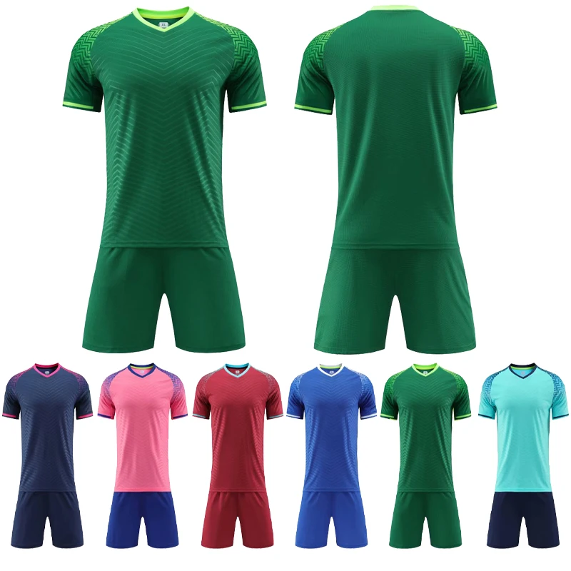 Set Yellow Green Soccer Jerseys Kids Football Shirt Name Soccer