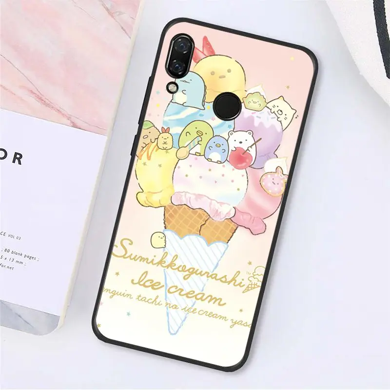 Yinuoda японский мультфильм прекрасный милый Sumikko гураши чехол для телефона для Xiaomi Redmi Note 7 5 4 Redmi 5plus 6A Note4 4X A2 A2lite