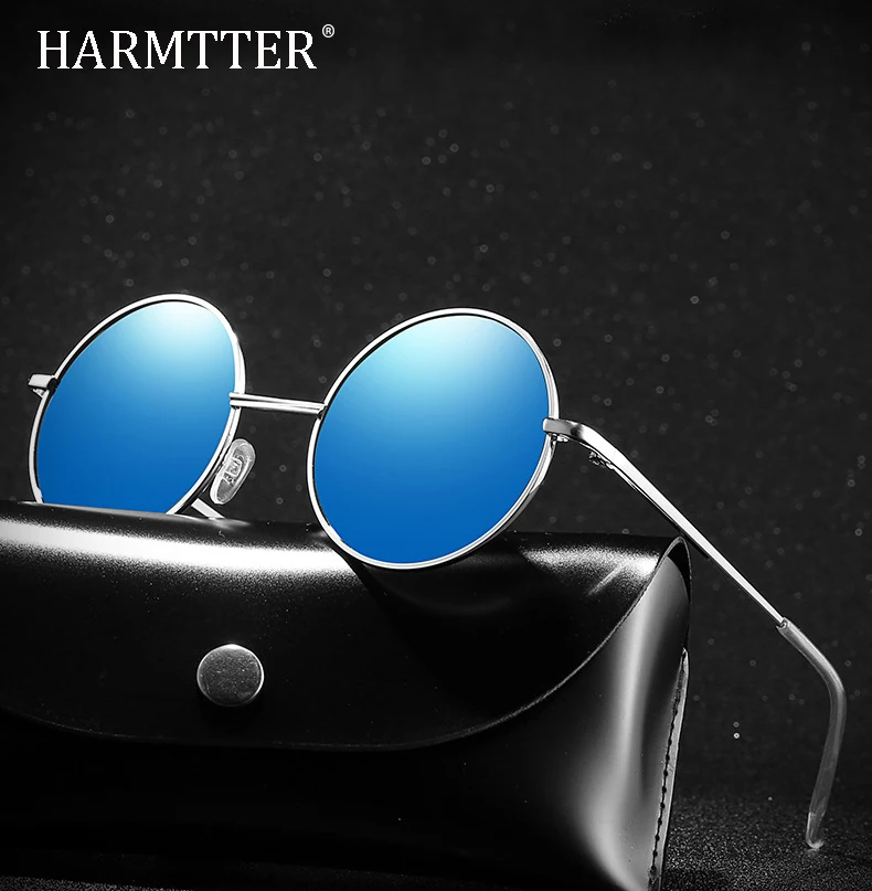 

2019 Fashion Men Sunglasses Round Polarized Lens Brand Designer Driving high quality Sun Glasses Oculos De Sol UV400