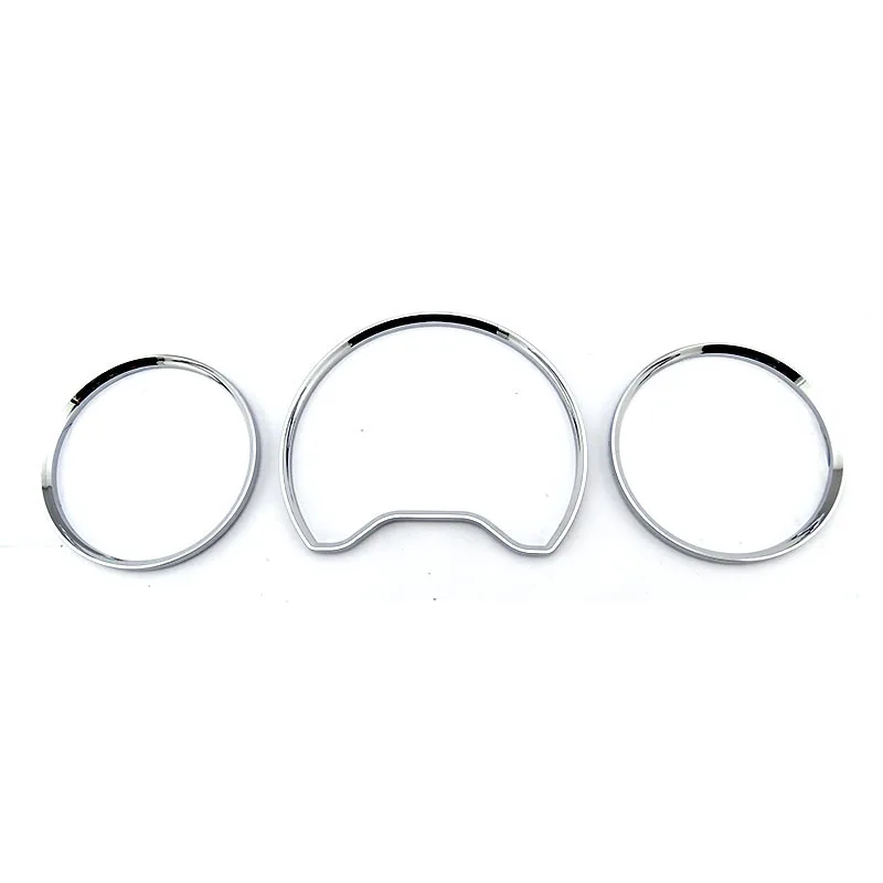 Chrome speed meter Gauge Dial Dash Cluster Rings Dashboard cover bezel ...