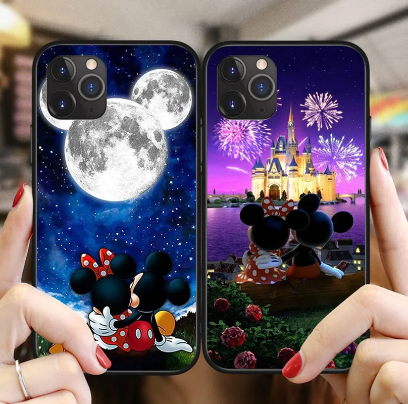

Cartoon Disneys princess Mickey Minnie soft TPU Case For iPhone 11Pro MAX XS XR 6 6S 7 8Plus X 5S SE 5 Case