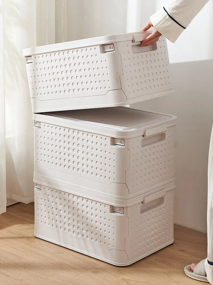 Household Fold Storage Box, Toy Storage Box With Wheels, Car Backup