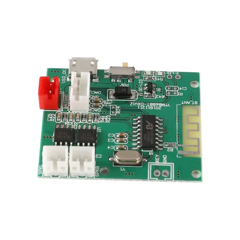 5V 2x5W 2A Плата усилителя аудиокомпонент PCBA пластина модуля для Bluetooth для экспериментальной ручной работы