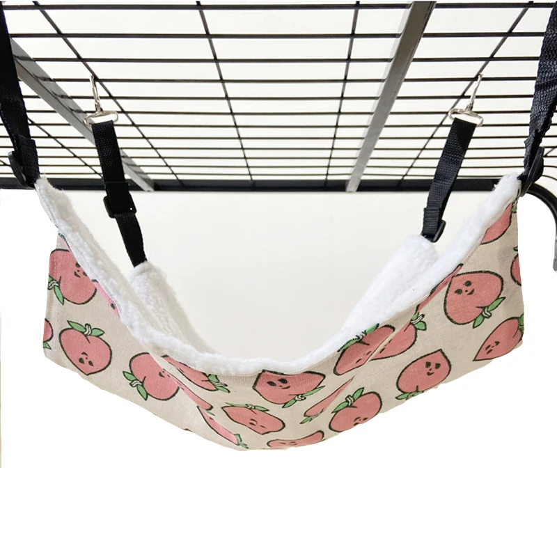 Cat Hammock Bed Pet Cage Hammock, Hanging Soft Pet Bed for Kitten Ferret Puppy or Small Pet
