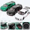 1:24 AUDI R8 V10 Plus Alloy Sports Car Model Diecasts Metal Toy Car Model High Simulation Sound Light Collection Kids Toys Gifts 6