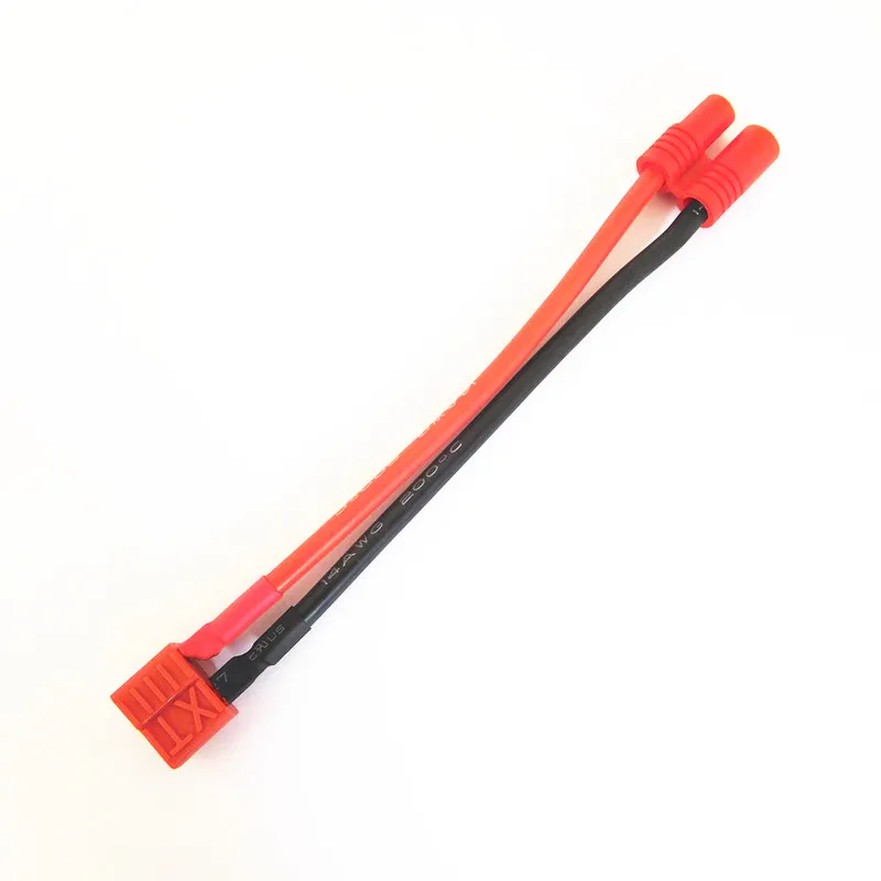 Deans female to HXT3.5 Соединительный Кабель-адаптер 10 см 14awg для подключения батареи X8C |