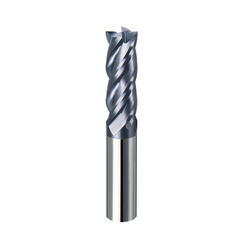 4flute 1mm -20mm 50L-100L straight shank HRC45 milling cutter router bit for CNC mill Carbide Tungsten Steel end | Инструменты