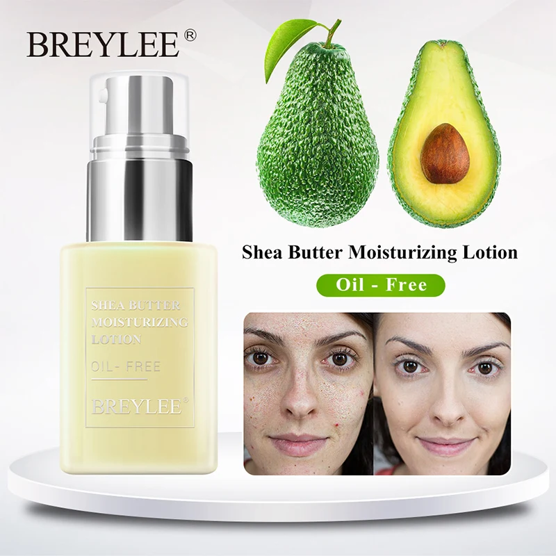 BREYLEE Face Cream Moisturizing Lotion Skin Care Shea Butter Moisturizer Anti Aging Emulsion Easy To Absorb 4