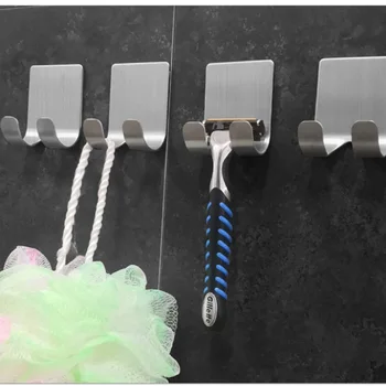

Stand Rack Viscose Holders Shelf Men Stick Shaver Razor Hanger bracket kitchen adhesive Wall Bathroom Home Organizer Shaving