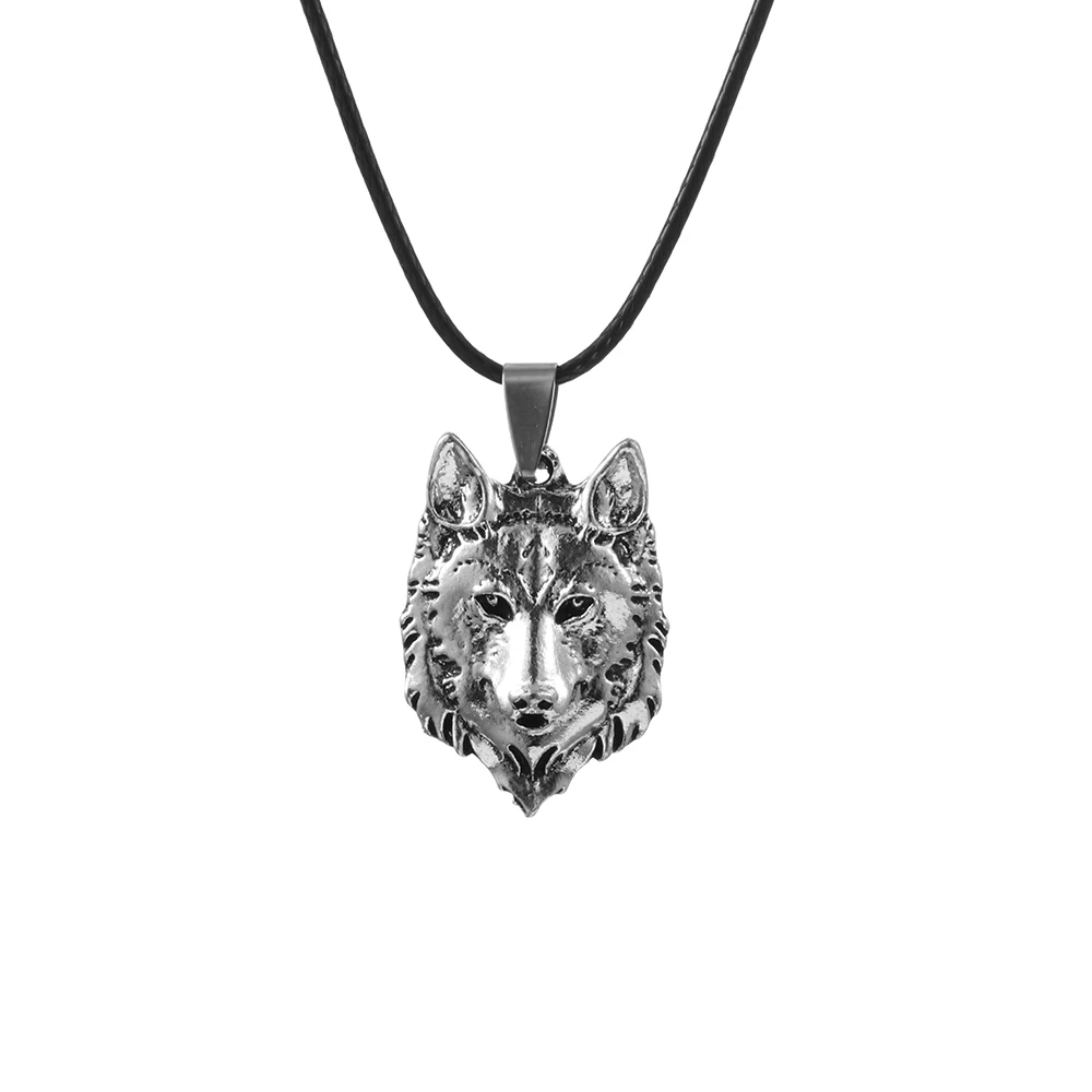 1 шт. необычная искусственная голова Волка Амулет подвеска животное модные
