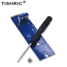 TISHRIC NGFF M.2 Zu USB 3,0 Pcie 1x zu 16x Riser Karte Schalter Transfer Karte Adapter Für Bitcoin Litecoin Miner