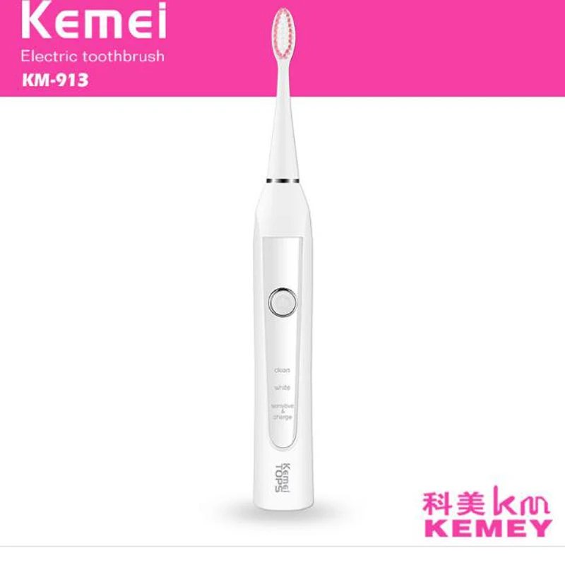 kemei electric toothbrush KM-913children adult ultrasonic vibration soft toothbrush Inductive charging DuPont Anti-allergy brush kemei electric toothbrush KM-913children adult ultrasonic vibration soft toothbrush Inductive charging DuPont Anti-allergy brush